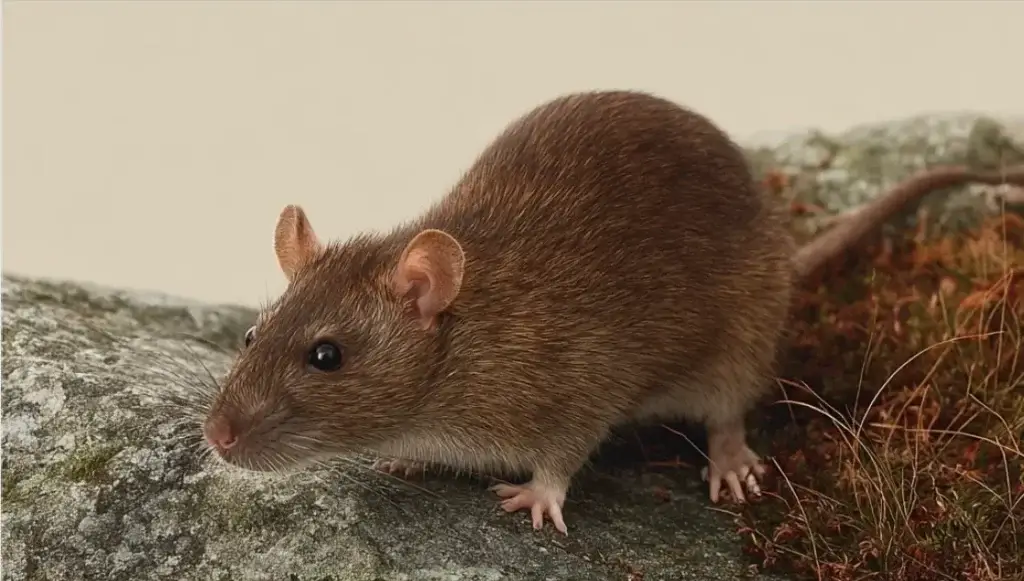 Norway rats with large, brown bodies.