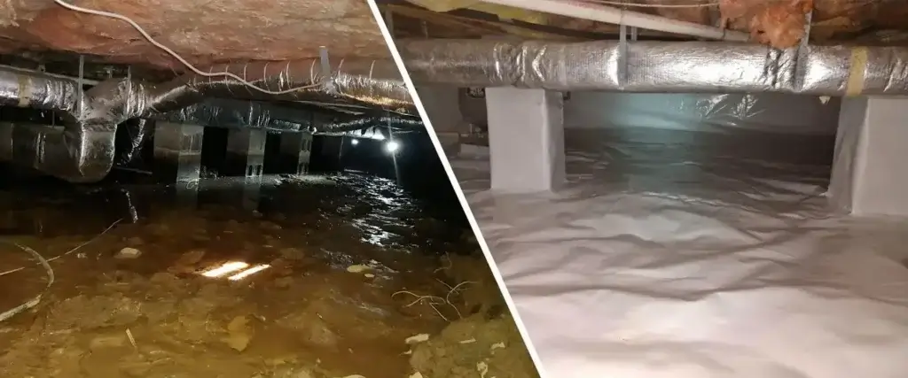 crawl space encapsulation in west jefferson
