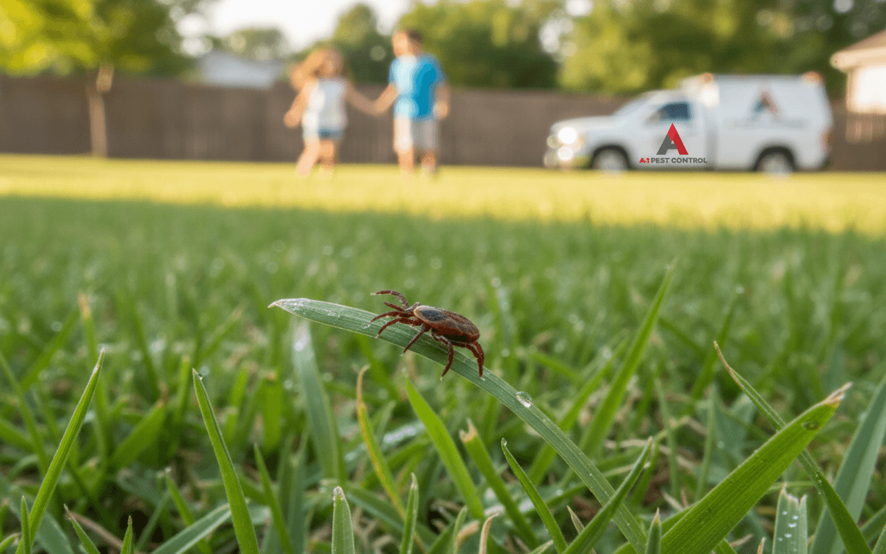 prevent ticks in your yard in North Carolina with A-1 Pest Control