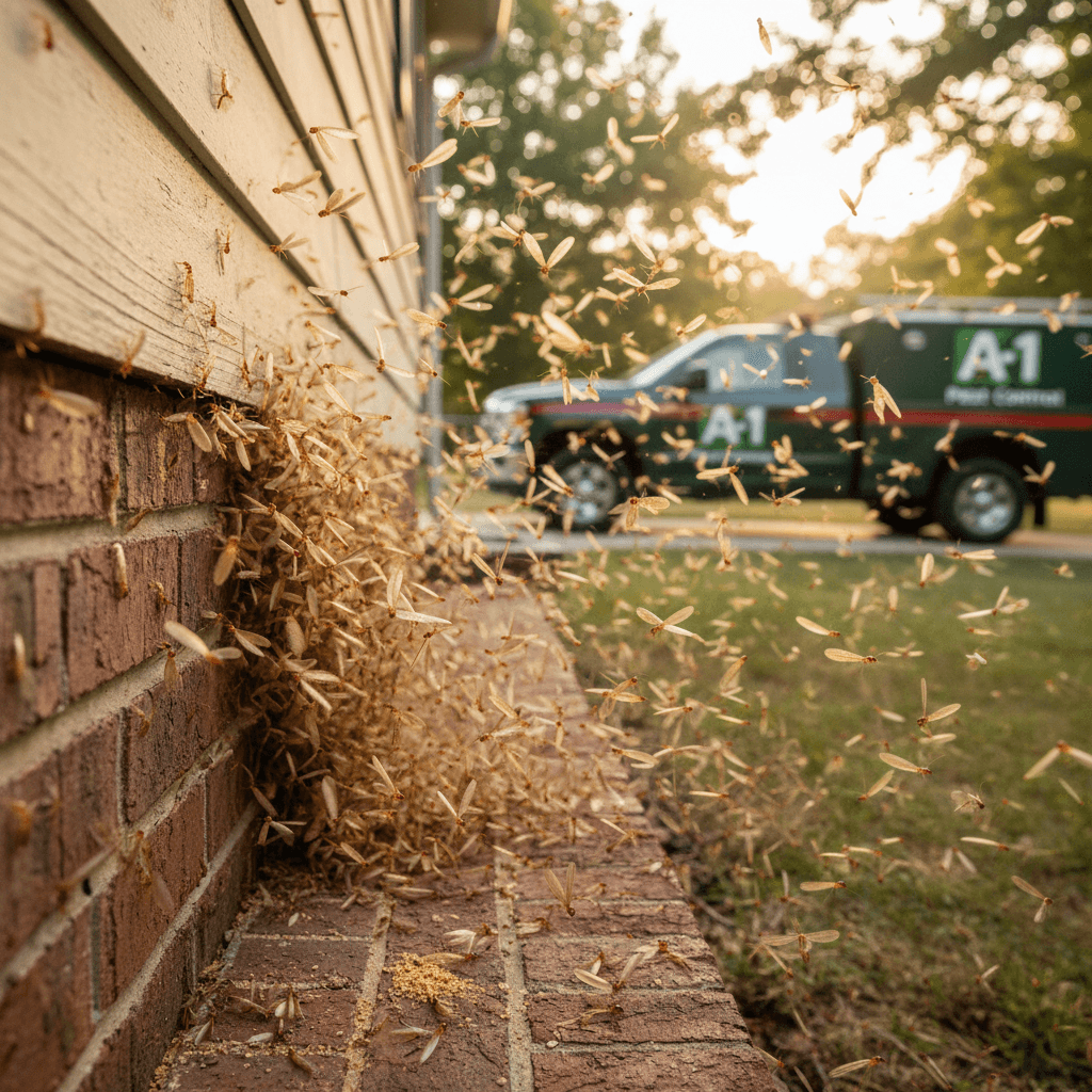 Termite swarmers vs. Flying ants