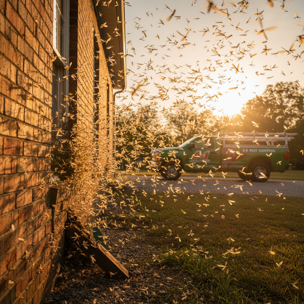 Termite swarmers vs. Flying ants NC removal services